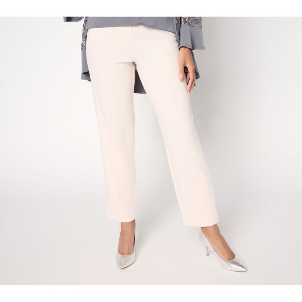 SUNNYLiFE Women's Pants Sz L Make Your Selection: Dennis Basso Luxe White